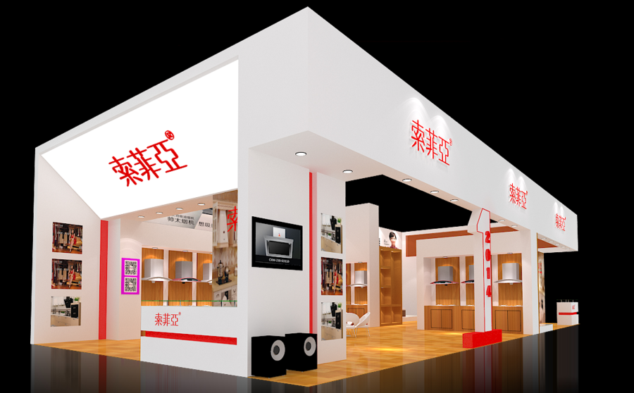 欧兰特电动器械3DMAX展厅展台设计模型