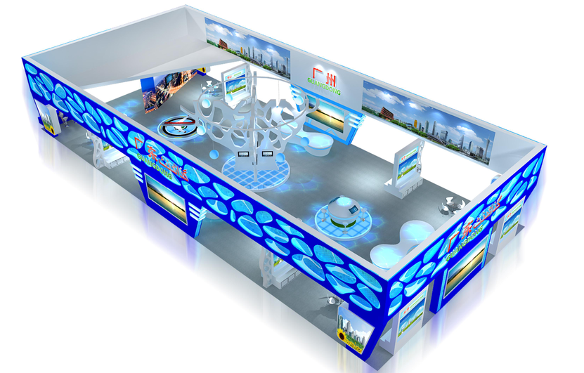广东喀交会展厅设计效果图